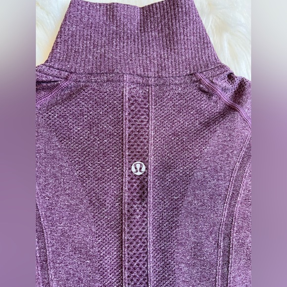 Lululemon 🍋Light Purple Half Zip Pullover size 6 - Picture 5 of 12